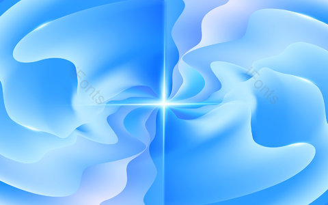 蓝紫渐变 流体 中心旋转 旋涡 重叠空间 科技感